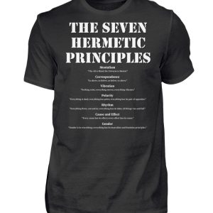 The Seven Hermetic Principles - Men Basic Shirt-16