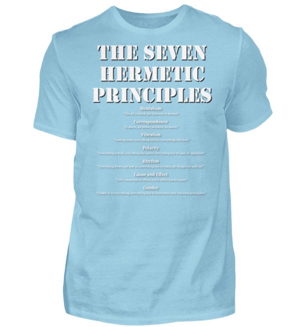 The Seven Hermetic Principles - Men Basic Shirt-674