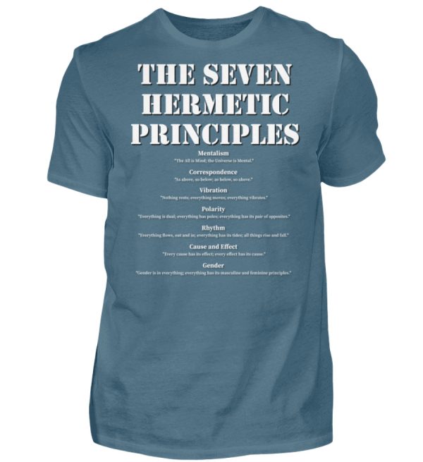 The Seven Hermetic Principles - Men Basic Shirt-1230