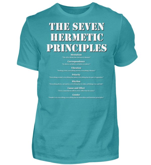 The Seven Hermetic Principles - Men Basic Shirt-1242