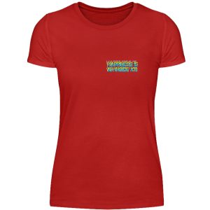HAPPINESS IS AN INSIDE JOB - Women Basic Shirt-4