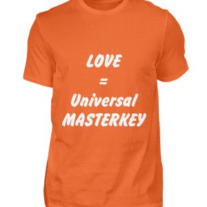 Love is the Universal MASTERKEY - Men Basic Shirt-1692