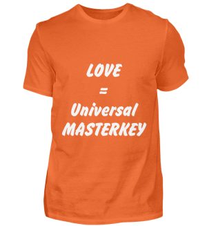 Love is the Universal MASTERKEY - Men Basic Shirt-1692