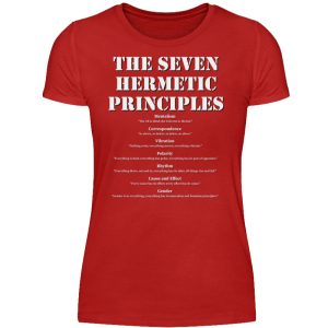 The Seven Hermetic Principles - Women Basic Shirt-4