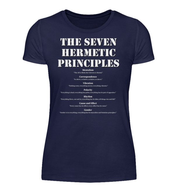 The Seven Hermetic Principles - Women Basic Shirt-198