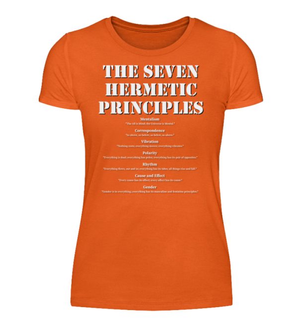 The Seven Hermetic Principles - Women Basic Shirt-1692