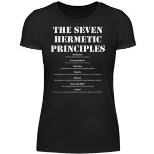 The Seven Hermetic Principles - Women Basic Shirt-16