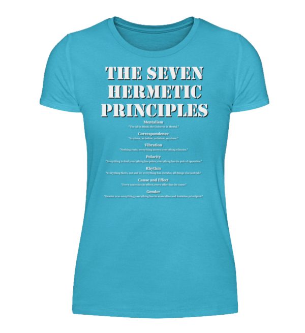 The Seven Hermetic Principles - Women Basic Shirt-2462