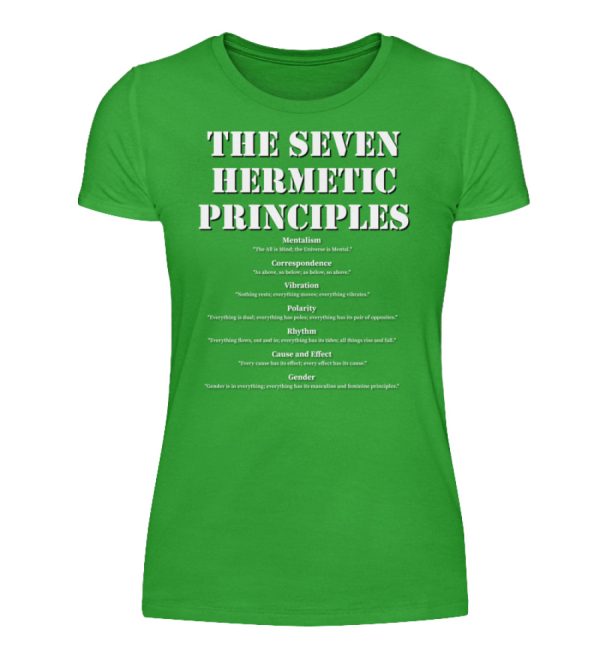 The Seven Hermetic Principles - Women Basic Shirt-2468