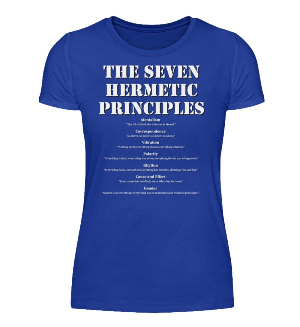 The Seven Hermetic Principles - Women Basic Shirt-2496