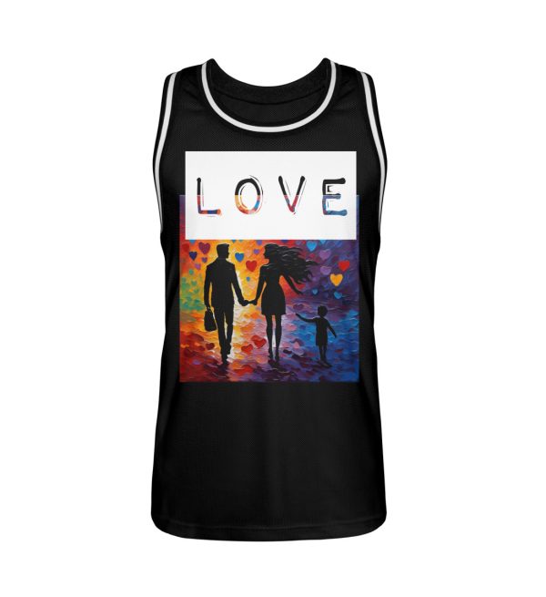 Love Heals Empowers Unites - Unisex Basketball Jersey-16