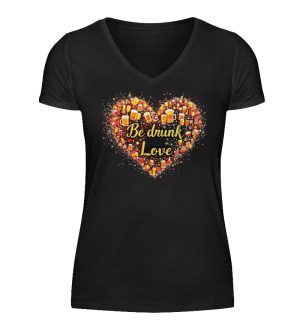 Be Drunk With Love - Women V-Neck Shirt-16