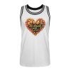 Be Drunk With Love - Unisex Basketball Jersey-3