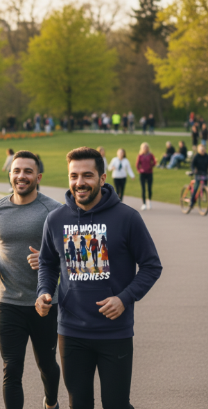 A Warm Smile is the Universal Language of Kindness  - Men Basic Shirt