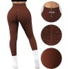 38c57138-fd6e-457c-89ae-629539df2e57.jpg High Waist Seamless Leggings Threaded Knitted Fitness Pants Solid Women's Slimming Sports Yoga Pants Elastic Running Sport Leggings