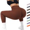 6d79d1f4-5036-435a-aebe-c73ff5c4149f.jpg High Waist Seamless Leggings Threaded Knitted Fitness Pants Solid Women's Slimming Sports Yoga Pants Elastic Running Sport Leggings
