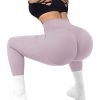 a8d7d92e-dafa-4a2d-9dea-7c6753297f51.jpg High Waist Seamless Leggings Threaded Knitted Fitness Pants Solid Women's Slimming Sports Yoga Pants Elastic Running Sport Leggings