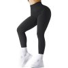 db5c4b70-dc1e-4580-95a6-85819434332a.jpg High Waist Seamless Leggings Threaded Knitted Fitness Pants Solid Women's Slimming Sports Yoga Pants Elastic Running Sport Leggings