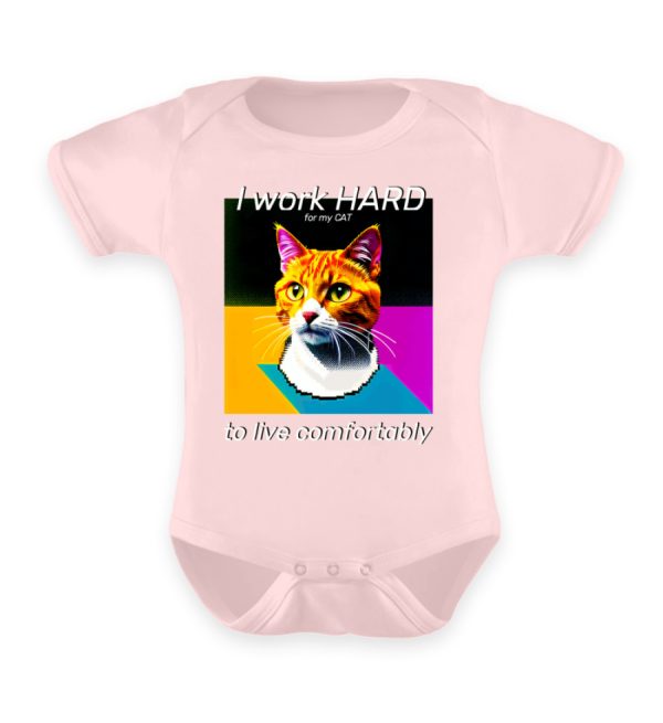 YJIQTLTS_x940-5949 I Work Hard for my CAT to Live Comfortably - Baby Bodysuit-5949