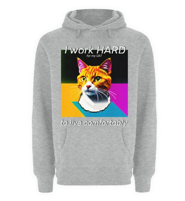 YJIQTLTS_UPH3301-6807 I Work Hard for my CAT to Live Comfortably - Unisex Premium Hoodie-6807