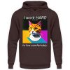 YJIQTLTS_JH001-1604 I Work Hard for my CAT to Live Comfortably - Unisex Hoodie-1604