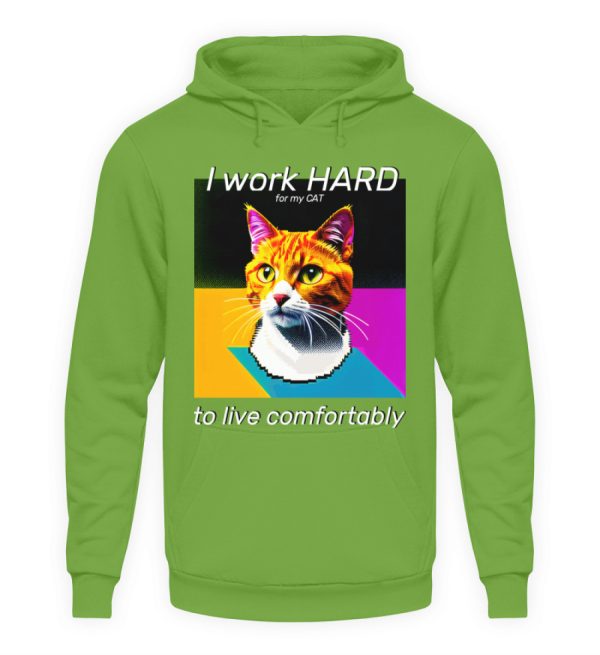 YJIQTLTS_JH001-1646 I Work Hard for my CAT to Live Comfortably - Unisex Hoodie-1646