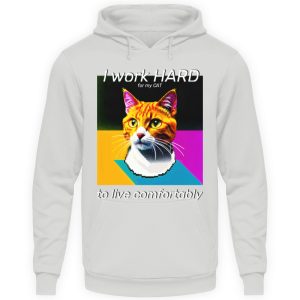 YJIQTLTS_JH001-23 I Work Hard for my CAT to Live Comfortably - Unisex Hoodie-23