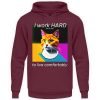 YJIQTLTS_JH001-839 I Work Hard for my CAT to Live Comfortably - Unisex Hoodie-839