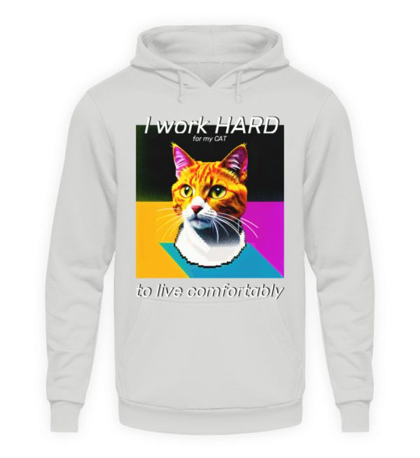 YJIQTLTS_JH001-23 I Work Hard for my CAT to Live Comfortably - Unisex Hoodie-23