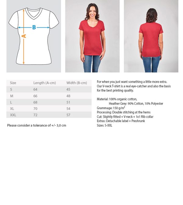 I Work Hard for my CAT to Live Comfortably  - Women V-Neck Shirt