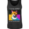 I Work Hard for my CAT to Live Comfortably - Men Tanktop-16