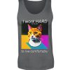 I Work Hard for my CAT to Live Comfortably - Men Tanktop-70
