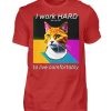 YJIQTLTS_BCTU004-4 I Work Hard for my CAT to Live Comfortably - Men Basic Shirt-4