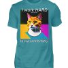 YJIQTLTS_BCTU004-1096 I Work Hard for my CAT to Live Comfortably - Men Basic Shirt-1096