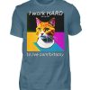 YJIQTLTS_BCTU004-1230 I Work Hard for my CAT to Live Comfortably - Men Basic Shirt-1230