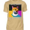 YJIQTLTS_BCTU004-224 I Work Hard for my CAT to Live Comfortably - Men Basic Shirt-224