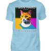 YJIQTLTS_BCTU004-674 I Work Hard for my CAT to Live Comfortably - Men Basic Shirt-674