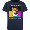 YJIQTLTS_STTK909-6887 I Work Hard for my CAT to Live Comfortably - Kinder Organic T-Shirt-6887