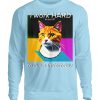 I Work Hard for my CAT to Live Comfortably - Unisex Sweatshirt-674
