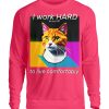 I Work Hard for my CAT to Live Comfortably - Unisex Sweatshirt-1610