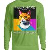 I Work Hard for my CAT to Live Comfortably - Unisex Sweatshirt-1646
