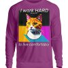 I Work Hard for my CAT to Live Comfortably - Unisex Sweatshirt-1658