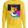 I Work Hard for my CAT to Live Comfortably - Unisex Sweatshirt-1774