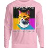 I Work Hard for my CAT to Live Comfortably - Unisex Sweatshirt-1490
