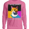 I Work Hard for my CAT to Live Comfortably - Unisex Sweatshirt-1521