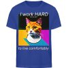 YJIQTLTS_STTU758-668 I Work Hard for my CAT to Live Comfortably - Men Organic Shirt-668