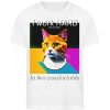 YJIQTLTS_STTU758-3 I Work Hard for my CAT to Live Comfortably - Men Organic Shirt-3