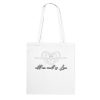 928e4b95-86c7-4d2a-a214-a5fe81fbc76a.jpg White tote bag with the All We Need is Love heart and script design